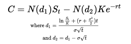 Black-Scholes Formula